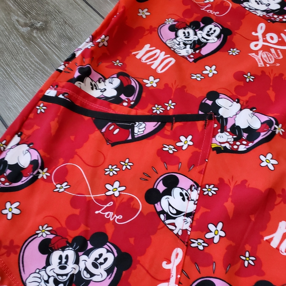 New Disney Mickey and Minnie scrub top - Picture 10 of 16